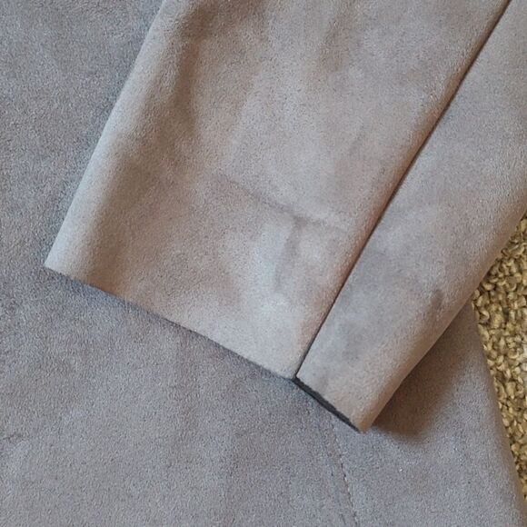 Premise Studio Size Medium Faux Leather‎ Polyester Blend Open Front Jacket - Picture 10 of 11